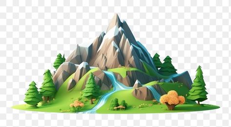 Mountain Png, Cartoon Mountain, 3d Mountain, World Water Day, World Water, Mountain Range, Mountain Landscape, Free Image, Free Images