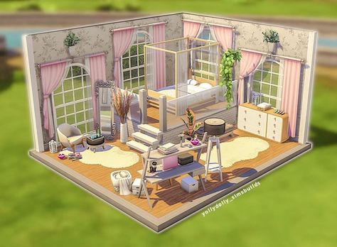 Sims Master Room, Sims 4 Master Room Ideas, Sims 4 Mansion Ideas, Sims Bedroom Ideas, Sims Room, Sims Memes, House Mansion, Sims Builds, Sims 4 Bedroom