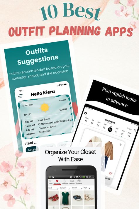 10 Best Outfit Planning Apps To Unlock Your Wardrobe. Fashion tips for women outfits Apps For Outfits, App For Outfits, Outfit Generator App, Outfit Apps Planning, Apps To Design Clothes, How To Plan Outfits For The Week, Apps To Create Outfits, Apps For Creating Outfits, Planning Outfits For The Week