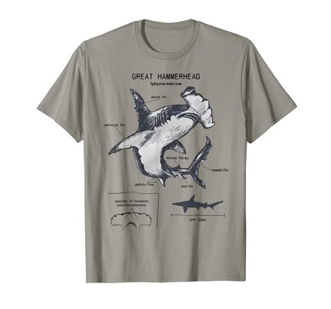 PRICES MAY VARY. Great White Shark Anatomy apparel, Shark apparel, Nautical, Scientific Illustration, Shark Lover apparel, and Shark Wildlife anatomical designed to spark conversation. Great Tee for surfers, dads, fishermen, and granddads. Lightweight, Classic fit, Double-needle sleeve and bottom hem Shark Shirts, Shark Clothes, Groovy Clothes, Tee Shirt Outfit, Shark Lover, Marine Biologist, Shark Shirt, Shark T Shirt, T Shorts