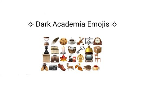 Dark Academia Emoji Combos, Dark Academia Emojis, Combo Emoji, Good Apps For Iphone, Emoji Combos, Aesthetic Dark Academia, Aesthetic Dark, Dark Academia, Dark Aesthetic