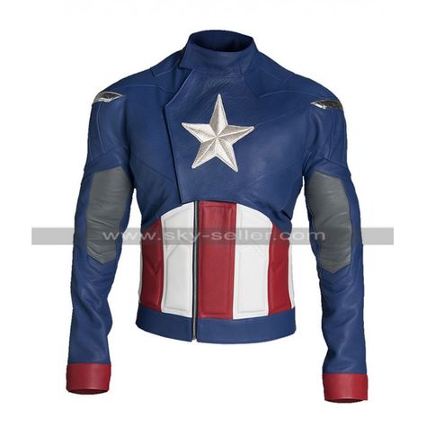 Endgame Captain America, Batman Stuff, Avengers Endgame, Faux Leather Jacket, Marvel Studios, Faux Leather Jackets, Captain America, Motorcycle Jacket, Custom Sizing