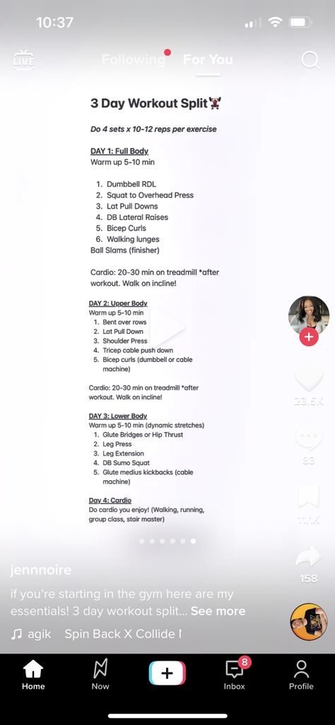 workout split Weekly Gym Workout Plan for Women 29 #workoutplan #fitnessgoals #workoutroutine #fullbodyworkout #exerciseplan #weeklyworkout. https://www.theworldaccordingtome.org/healthy-food-and-drink-recipes/1859787_weekly-gym-workout-plan-for-women-get-strong-and-feel-great/?exs30 Gym Workouts For Women, Weekly Gym Workouts, Split Workout Routine, Weight Lifting Plan, 4 Day Workout, 3 Day Workout, Split Workout, Gym Workout Plan, Strength Training Plan