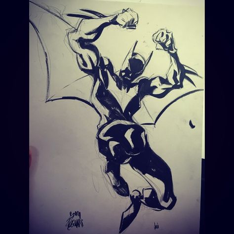 Ryan Stegman on Instagram: “Batman beyond 10 minute warm up sketch” Batman Beyond Comic, Ryan Stegman, Comic Book Art, Batman Wonder Woman, Batman Artwork, Batman Beyond, Comic Drawing, Iron Fist, Male Poses