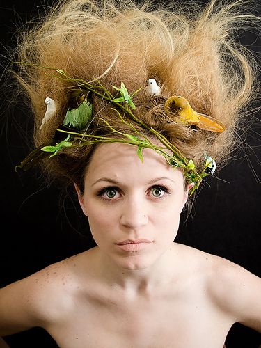 Perfect Wedding Updo for @Ariana Bourke Bourke Bourke Bourke Panno Faerie Hair, Dryad Costume, Donate Hair, Life Costume, Nature Costume, Bird Nest Hair, Mother Nature Costume, Donating Hair, Earth Mother