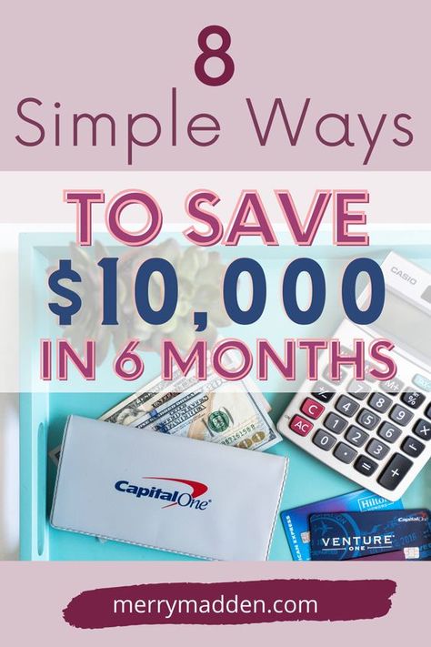 It is NOT impossible to save $10,000 in 6 months. Managing finances can be intimidating and overwhelming, but if you follow these 8 simple steps, you will be in a better spot to reach your savings goals! Ways To Save 10000 In 6 Months, How To Save 7000 In 6 Months, Save 8000 In 6 Months, How To Save 10 000 In 6 Months, How To Save 10k In 6 Months, How To Save 10000 In 6 Months Bi Weekly, Save 10 000 In 6 Months Bi Weekly, Saving 10000 In 6 Months, 10 000 Savings Plan 6 Months