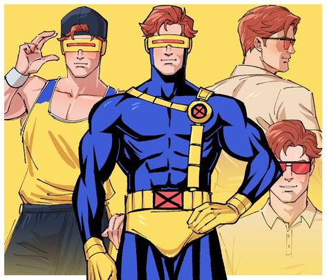 Cyclops (Scott Summers) - X MEN Scott Summers X Men 97, Cyclops X Men Fanart, Cyclops Redesign, Cyclops X Men 97, Scott Summers Icon, Cyclops Pfp, Scott Summers Comics, Cyclops Fanart, Scott Summers Fanart