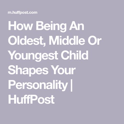 Birth Order Personality, Attention Seeking Behavior, Birth Order, Family Peace, Personality Profile, What Is Science, Bible Lessons For Kids