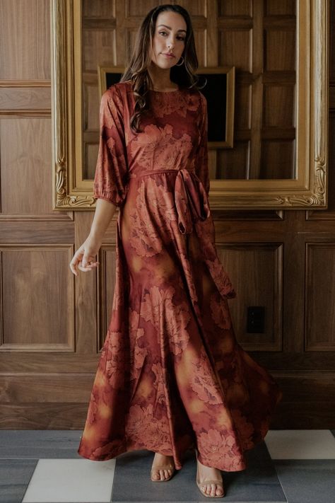 Get inspired. Styles and colors for every taste. Shop our favorite styled looks. Fitted Maxi Skirt, Floral Satin Dress, Rust Color Dress, Satin Formal Dress, Tulle Maxi Dress, Baltic Born, Velvet Maxi Dress, Velvet Maxi, Groom Dresses