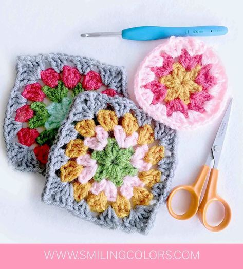 granny square circle center pattern Granny Square Circle, Granny Circle, Square Crochet Pattern, Circle Crafts, Diy Doll Miniatures, Linen Stitch, Crochet Circles, Granny Squares Pattern, Square Crochet