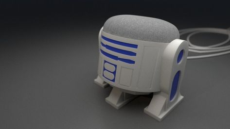 R2D2+Google+Home+Mini+by+Simomura. Mini Stand, 3d Printer Designs, 3d Printer Projects, Fusion 360, 3d Printing Projects, Fandom Fashion, Retro Arcade, Star Wars Inspired, Smart Speaker