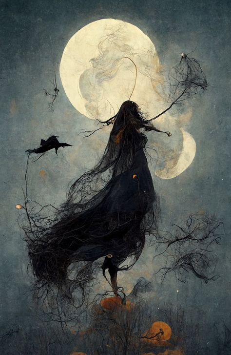 Floating Witch, Witch Bedrooms, Secret Hideaway, Elegant Halloween, Ideal Image, Moon Witch, Witch House, Halloween Inspiration, Pumpkins