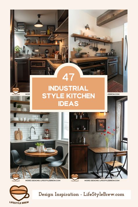 Industrial decor kitchen