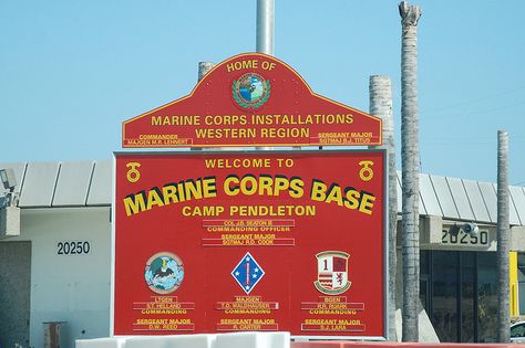 MARINE CORPS BASE - CAMP PENDLETON Christmas, 2010!  Thanks to Michael, Trisha, and Bella!  Great place to spend Christmas! Pendleton Christmas, Camp Pendleton California, Marine Corps Gift, Once A Marine, Camp Pendleton, Places In California, Marine Mom, Western Region, Army Pics