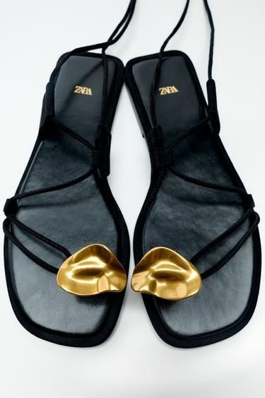 Women's Shoes | ZARA Ireland Jeans Blazer, Luxury Tote Bags, Embellished Flats, Shoes Flats Sandals, Sandals Black, Sneaker Heels, Party Shoes, Zara United States, Shoes Trainers