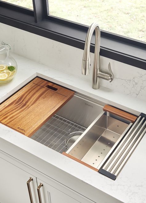 Kitchen Sink Inserts, Kohler Kitchen Sinks Stainless Steel, Ruvati Workstation Sink, Work Sink Kitchen, Work Station Kitchen Sink, Trending Kitchen Sinks 2023, Stainless Undermount Kitchen Sink, New Sink Kitchen, 2023 Kitchen Sink Trends