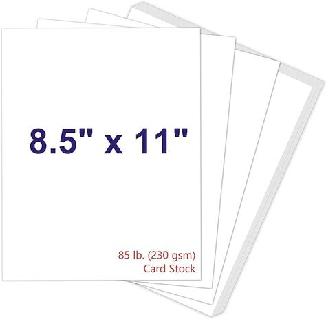 Amazon.com : White Cardstock 8.5 x 11, 230gsm Cover Cardstock Paper, 85 Lb Heavy Card Stock for Printer, Card Stock Paper for Invitations, Scrapbooking, Crafts, Diy Cards, Decoration, Drawing (30 Sheets) : Arts, Crafts & Sewing Paper For Invitations, Printing Crafts, Posters Colorful, Colorful Packaging, Maps Posters, Cards Decoration, Card Stock Paper, Writing Drawing, Cover Paper