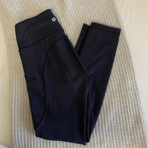 Black Lulu lemon leggings size 2 Lulu Leggings Outfit, Lululemon Stuff, Lulu Lemon Leggings, Shifting Closet, Black Lululemon Leggings, Lulu Leggings, Lululemon Outfits, Thrift Haul, Lulu Lemon