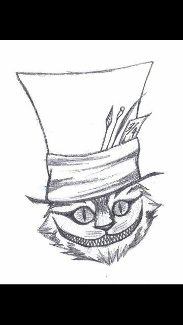 Cheshire Alice In Wonderland Coloring Pages, Wonderland Coloring Pages, Cheshire Cat Drawing, Alice In Wonderland Coloring, Tim Burton Drawings, Cat Coloring Pages, Hipster Drawings, Alice In Wonderland Drawings, Wonderland Tattoo