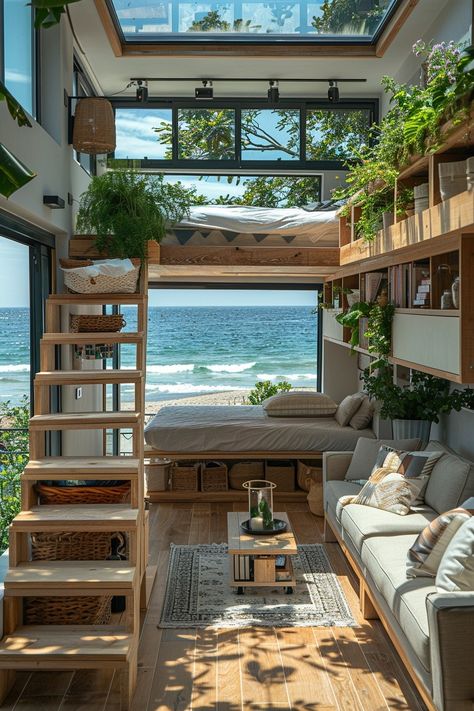 Facebook Beach Hostel, Beach Tiny House, Tiny Beach House, Photography House, Small Beach Houses, California Life, Architecture Nature, Luxury Beach House, Dream Beach Houses