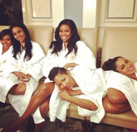 Spa day with friends! Baddie Friends, Meagan Good, Lala Anthony, Me And My Friends, Gabrielle Union, Bff Goals, Bestie Goals, Friend Goals, Best Friend Goals