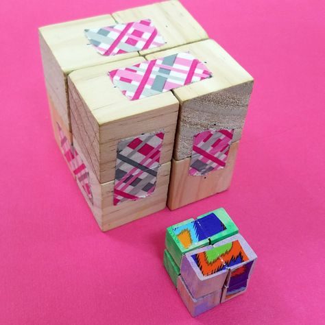 Diy Sensory Toys, Paperclip Crafts, Infinity Cube, Boys Diy, Diy Mom, Diy Fidget Toys, Trendy Toys, Diy Pencil, Cube Toy