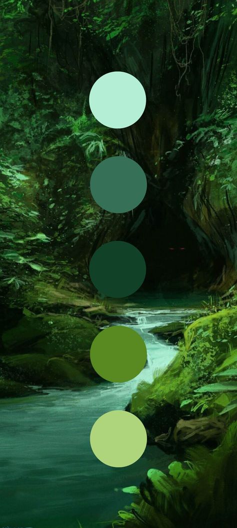 Jungle Colours Palette, Animal Color Pallete, Forest Aesthetic Color Palette, Jungle Theme Color Palette, Urban Jungle Color Palette, Zen Garden Color Palette, Rainforest Aesthetic Bedroom, Rain Forest Color Palette, Jungle Green Color Palette