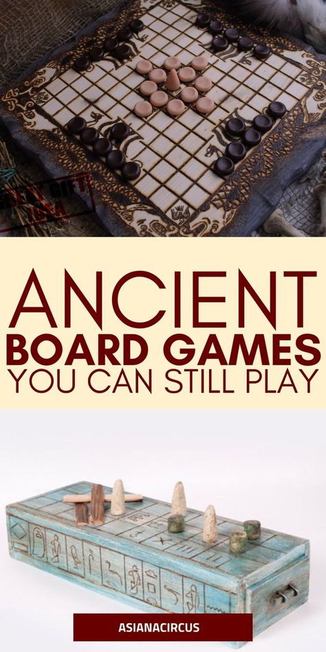 Explore ancient board games from around the world and learn about the oldest board games still played today. Try the most fun and gorgeous oldest board games for kids and adults who love unique party games. Chinese Board Games, Games From Around The World, Ancient Games, Easy Party Games, Medieval Games, Old Board Games, Night Games, Games Diy, Strategy Board Games