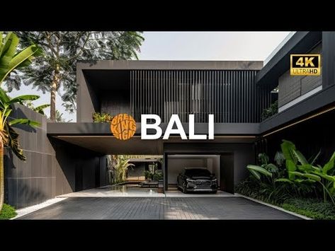 Bali Architecture: Modern-style Tropical House with Breathtaking Interior Design | Backyard Oasis - YouTube Bali Architecture, Design Backyard, Bali Style, Bali Fashion, Tropical House, Modern Houses, Backyard Oasis, Balinese, Tropical Paradise