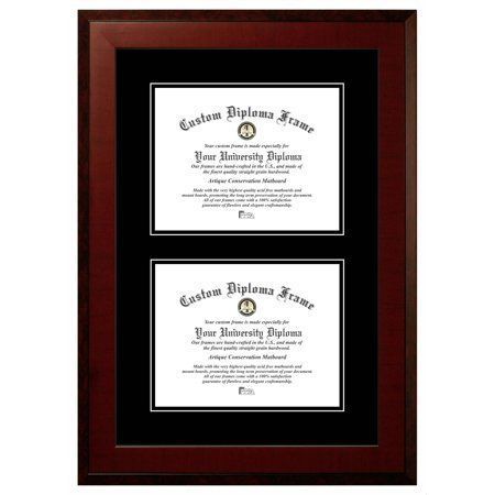 Framed Degree, Diploma Display, Degree Frame, Degree Wall, Clip Picture Frame, Certificate Frames, Diploma Frame, Cherry Stain, Picture Frame Colors