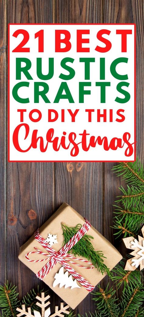 21 Country Christmas Crafts To Make And Sell Western Christmas Decor, Country Christmas Crafts, Rustic Christmas Crafts, Christmas Crafts To Make And Sell, Homeschool Holidays, Cowboy Crafts, Christmas Crafts To Make, Rustic Crafts, Farmhouse Traditional