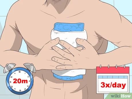 3 Ways to Relieve Chest Tightness - wikiHow Chest Tightness Relief, Chest Pain Relief, Natural Nausea Remedies, Nausea Remedies, Chest Tightness, Chest Congestion Remedies, Congestion Remedies, Trapped Gas, Remedies For Nausea