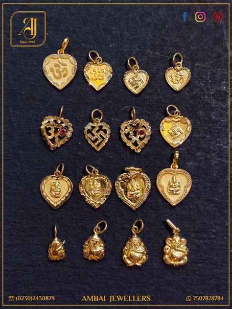 Pendents Gold Indian For Men, God Pendent Gold, Balaji Lockets In Gold, Chain Dollars Gold Design, Gold Dollars For Chains, God Pandent, Gold Dollars, Ohm Pendant, Antique Gold Bracelet