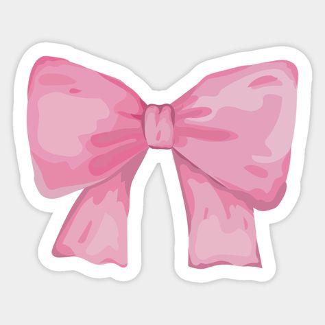 Coquette pink bow -- Choose from our vast selection of stickers to match with your favorite design to make the perfect customized sticker/decal. Perfect to put on water bottles, laptops, hard hats, and car windows. Everything from favorite TV show stickers to funny stickers. For men, women, boys, and girls. Bow Sticker, Funny Laptop Stickers, Preppy Stickers, Cute Laptop Stickers, Arte Van Gogh, Coquette Pink, New Sticker, Girl Stickers, Cool Stickers