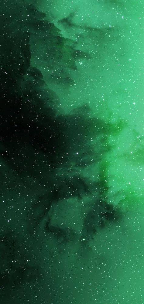 Asethic Wallpaper Green Pastel, Phtalogreen Wallpapers, Verde Smeraldo Aesthetic, Space Aesthetic Green, Jade Aesthetic Wallpaper, Green Space Wallpaper, Green Galaxy Wallpaper, Alien Background, Green Universe