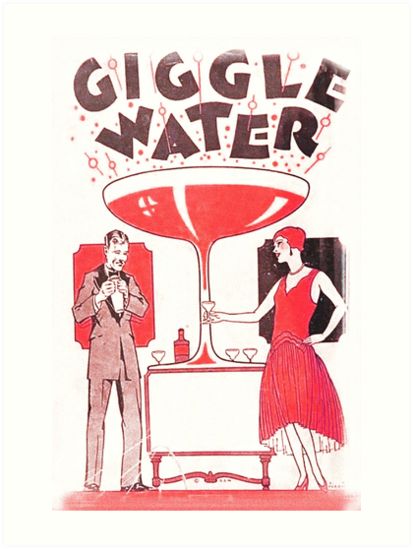 ‘Giggle water’ Vintage drinking cocktail design for fun. A fun cocktail print from the 1940s 1950’s ‘Giggle water’ Vintage drinking cocktail design for fun. A fun cocktail print from the 1940s 1950’s • Millions of unique designs by independent artists. Find your thing. Vintage 50s Art, Giggle Water, 40s Art, 1950s Cocktail Party, Giggle Water Poster, Vintage Drinking Photos, Cocktail Graphic Design, Vintage Cocktail Art, Vintage Drink Poster