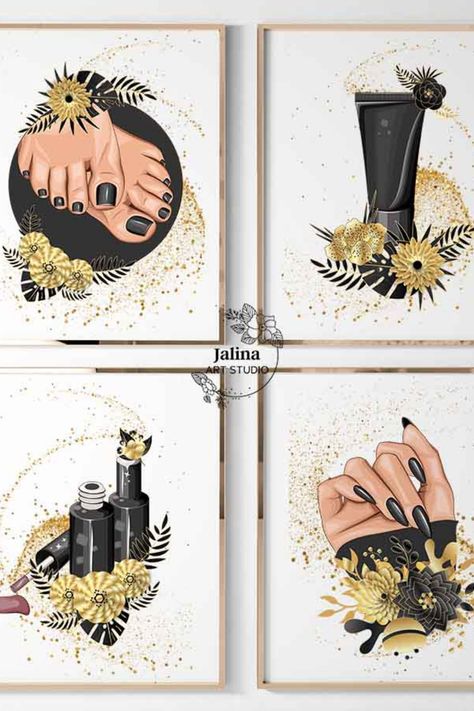 Elevate your nail salon decor with our stunning collection of printable wall art! Our prints are easy to download and print, making it quick and simple to update your salon decor. Browse our collection now and take your salon to the next level! #nailsalon #nailart #naildesigns #nailtech #nailaddict #nailswag #printablewallart #salondecor #beautyroomdecor #homedecor #homedecoration #interiordesignideas #nailpolish #nailpolishlover #nailpolishaddict #nailpolishobsessed #nailpolishjunkie Simple Nail Salon Decor, Nail Salon Decor Wall Art, Nails Printable, Nail Background, Wall Frame Design, Nail Fashion Trends, Salon Decor Ideas, Salon Wall Art, Natural Manicure