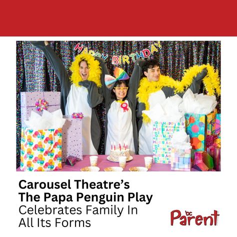 Inspired by And Tango Makes Three – the true story of two male penguins who were gifted an egg at New York’s Central Park Zoo – as well as his own parenting experience, The Papa Penguin Play is a playful and imaginative work that follows a pair of penguin fathers and their zoo keeper friend as they navigate the delightful chaos of throwing a first birthday party. CHECK OUT TODAY'S STORY AT LINK IN PROFILE @carouseltheatre #familyevents #kidsshows #vancitymommyblogger #bcparentmag Central Park Zoo, Zoo Keeper, Mommy Blogger, Family Events, Linked In Profile, First Birthday Party, An Egg, Kids Shows, True Story