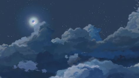 Imgur: The magic of the Internet Aesthetic Anime, The Sky, The Moon, Moon, Wallpapers, Stars, Anime