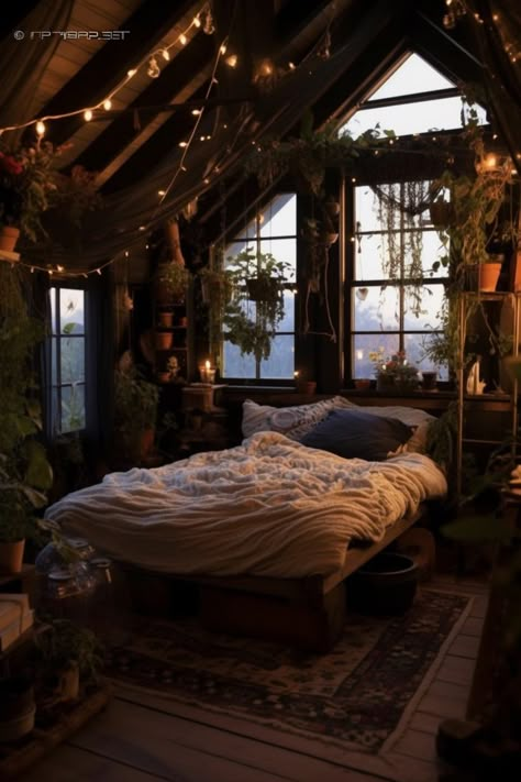 Bedroom Fairycore, Witchy Bedroom Ideas, Fairycore Decor, Witchy Bedroom, Fairycore Room, Forest Bedroom, Japandi Bedroom, Bedroom Scandinavian, Fairy Room