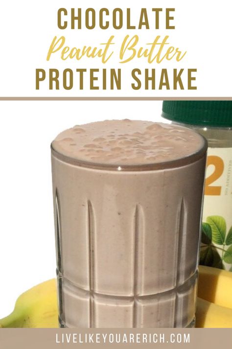 Peanut Butter Protein Shake, Healthy Calories, Protein Smoothies, Peanut Butter Protein, Healthy Shakes, Protein Shake Recipes, Milk Shakes, Meal Replacement Shakes, Protein Drinks