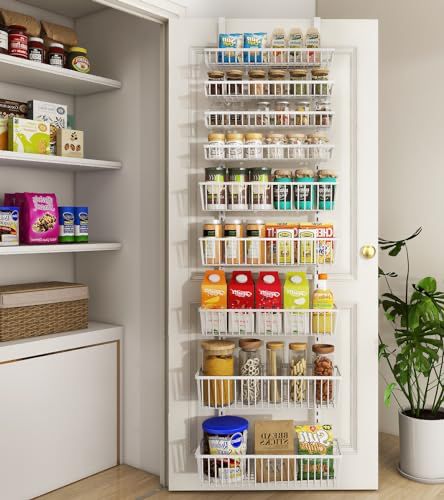 Seasoning Shelves, Deep Baskets, Door Pantry Organizer, Organizer Pantry, Wall Spice Rack, Wall Mounted Spice Rack, Pantry Organizer, Over The Door Organizer, Seasoning Rack