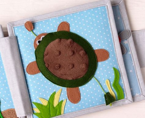 Felt Activity Quiet Book for Baby and Toddler of 1 Year Old - Etsy 7 Month Old Baby, Book For Baby, Quiet Book Templates, Diy Quiet Books, Baby Quiet Book, Baby Toys Diy, Indoor Games For Kids, Quiet Book Patterns, Busy Books