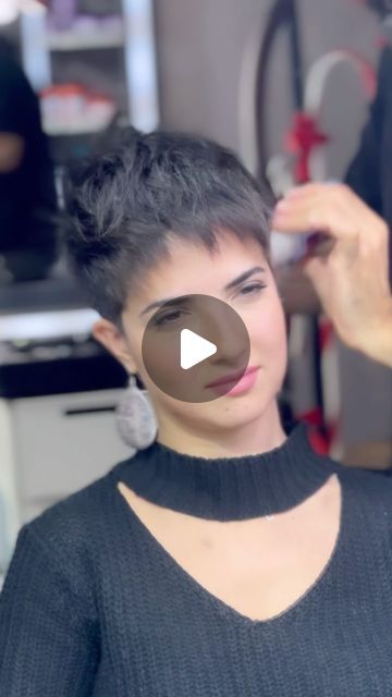 Pixie Haircuts For Women With Thick Hair, Tamara Hall Hair Short Hairstyles, How To Style Short Hair Pixie Black Women, Curly Short Pixie Haircut, Short Bob Pixie, Short Short Hairstyle Women, How To Style Super Short Hair, Women Very Short Hair, Trendy Pixie Haircut 2024