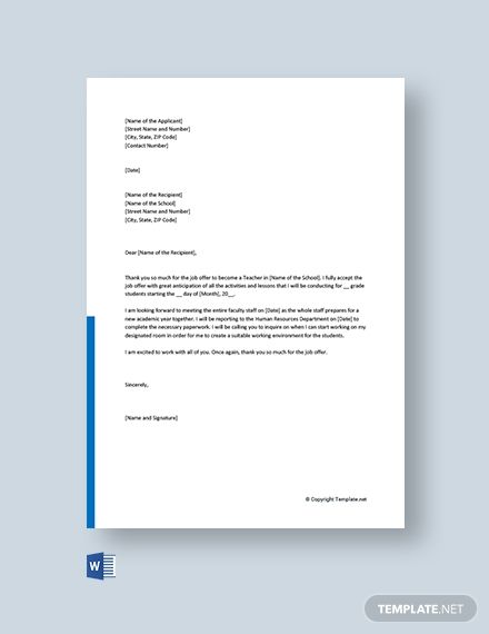 FREE Sample Letter of Intent to Continue Teaching Template - Word | Google Docs | Apple Pages | Template.net Career Change Cover Letter, Customer Complaint, Short Resignation Letter, Query Letter, Proposal Letter, Letter Template Word, Job Cover Letter, Free Cover Letter, Customer Complaints