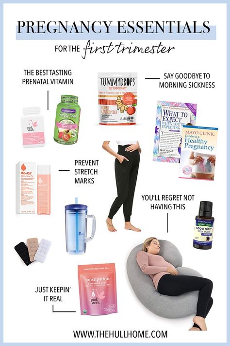 Things You Need While Pregnant, Pregnant Tips First Trimester, First Trimester Diet Plan, Pregnancy Things To Know, Maternity Basic Wardrobe, First Trimester Aesthetic, What To Expect In The First Trimester, Pregnancy Ideas Things To Do, First Trimester Diet