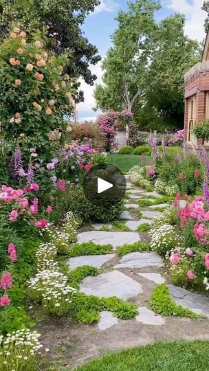 15K views · 6.8K reactions | What’s your weather like this weekend? ☀️🌧️ Let’s dream of the summer and head to this beautiful English cottage inspired garden carefully crafted by @tudorrosecottage

Southern parts of England will even be warmer than Spain this weekend with highs of 22c (72f) 

Meanwhile, Scotland will be getting heavy winds and snow as Storm Kathleen barrels in 😳 

This is @timholt wishing you a happy weekend! | Photos Of Britain 🇬🇧 | Yoga Sounds · Birds of Spring Flower Ideas, English Cottage, Shade Garden, Happy Weekend, Garden Plants, This Weekend, Landscaping, Scotland, Spain