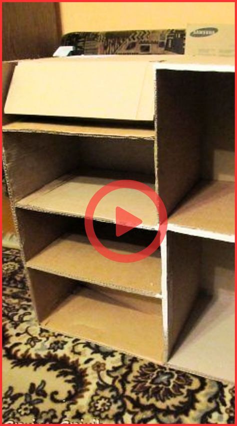 Cardboard Box Storage, Cardboard Box Diy, How To Make Jeans, Cardboard Organizer, Custom Cardboard Boxes, Cardboard Diy, Basket Tutorial, Cardboard Crafts Diy, Cardboard Art