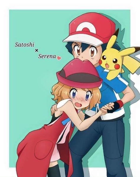 Ash X Serena, Ash And Serena, Serena Pokemon, Pokemon Kalos, Pokemon Couples, Pokemon Ash And Serena, Pokemon Ash, Ash Pokemon, Pokemon Waifu