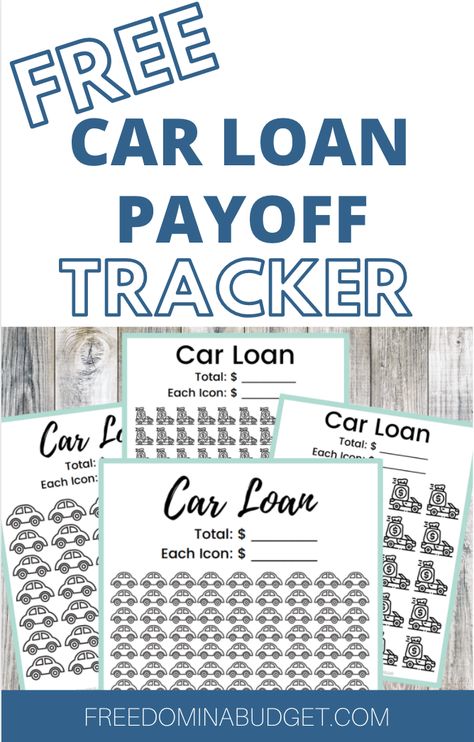 A Car Loan Payoff Tracker to help keep you motivated while you pay off debt. This Car Loan payoff tracker offers 4 options for you to color in as you make payments. It is customizable for any debt amount. Color in a car each time you hit a new payoff milestone while paying off your debt. Car Loan Payoff Chart, Car Payment Tracker, Loan Payoff Tracker, Money Challenges, Free Budget Printables, Loan Payoff, Tracker Free, Business Printables, Car Loan